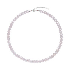 Collana in argento con Quarzo Rosa