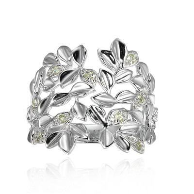 Anello in argento con Peridoto