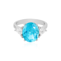 Anello in argento con Topazio Paraiba