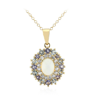 Collana in argento con Opale di Welo