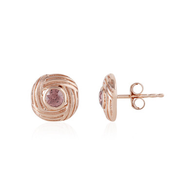 Orecchini in argento con Zircone Rosa (SAELOCANA)