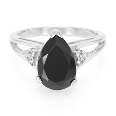 Anello in argento con Spinello Nero