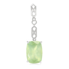 Ciondolo in argento con Prehnite