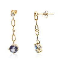 Orecchini in oro con Tanzanite (non riscaldata) (CIRARI)
