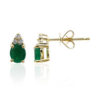 Orecchini in oro con Smeraldo Zambia AAA (CIRARI)