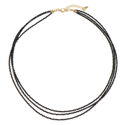 Collana in argento con Spinello Nero