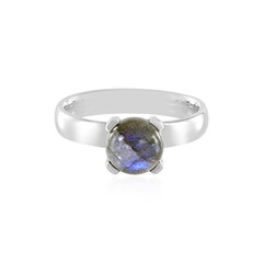 Anello in argento con Labradorite Blu Maniry (KM by Juwelo)