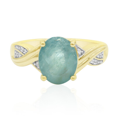 Anello in oro con Grandidierite