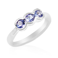 Anello in argento con Tanzanite