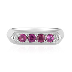 Anello in argento con Rodolite