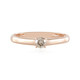 Anello in oro con Diamante Cioccolato I1 (SUHANA)