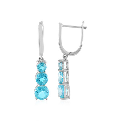 Orecchini in argento con Topazio Paraiba
