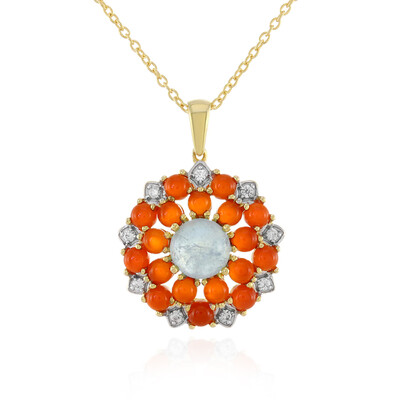 Collana in argento con Acquamarina