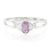 Anello in argento con Zaffiro Ceylon Porpora (non riscaldato)