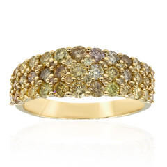 Anello in oro con Diamante Fancy SI2 (CIRARI)