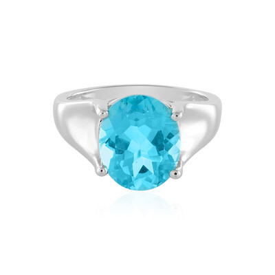 Anello in argento con Topazio Paraiba