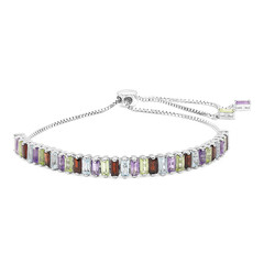 Bracciale in argento con Topazio Blu Cielo
