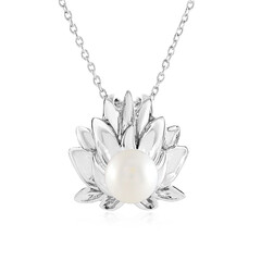 Collana in argento con Perla d'Acqua Dolce Bianca (de Melo)