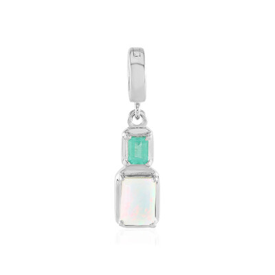Ciondolo in argento con Opale di Welo