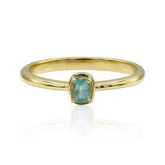 Anello in oro con Grandidierite (AMAYANI)