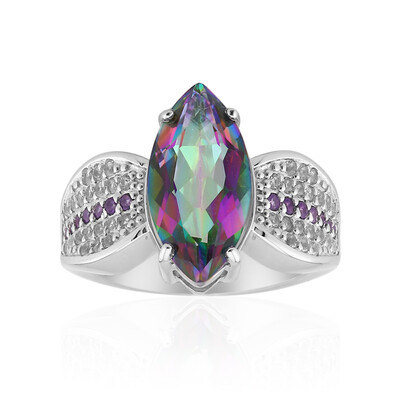 Anello in argento con Quarzo Mistico