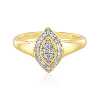 Anello in argento con Diamante I2 (I)