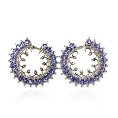 Orecchini in argento con Tanzanite (Dallas Prince Designs)