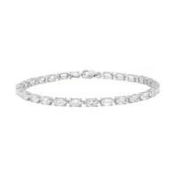 Bracciale in argento con Topazio Bianco
