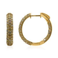 Orecchini in oro con Diamante Fancy SI2 (CIRARI)