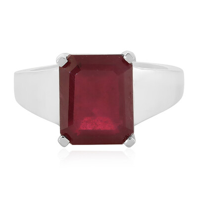 Anello in argento con Rubino del Madagascar