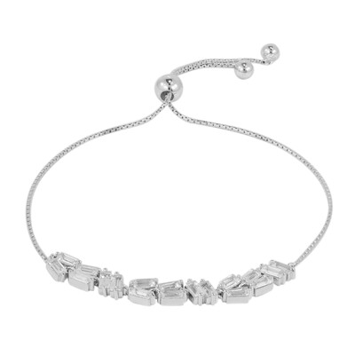 Bracciale in argento con Topazio Bianco