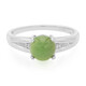 Anello in argento con Crisoprasio Imperiale
