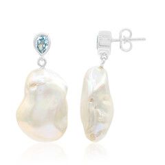 Orecchini in argento con Perla di Acqua Dolce (TPC)