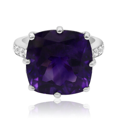 Anello in argento con Ametista del Marocco