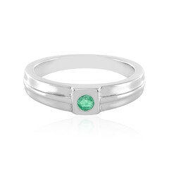 Anello in argento con Smeraldo Russo
