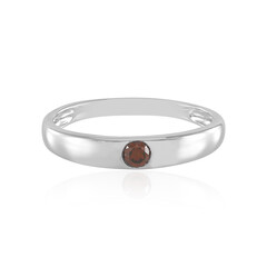 Anello in oro con Diamante Rosso SI1