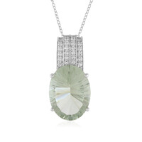 Collana in argento con Ametista Verde