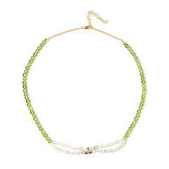Collana in argento con Peridoto