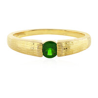Anello in argento con Diopside Russo
