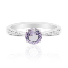 Anello in argento con Scapolite Porpora