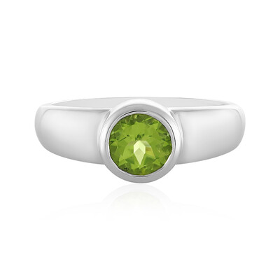 Anello in argento con Peridoto