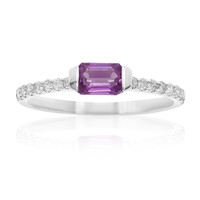 Anello in oro con Zaffiro Rosa (CIRARI)