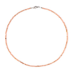 Collana in argento con Rodocrosite