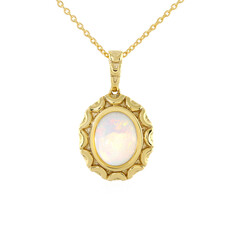 Collana in argento con Opale di Welo