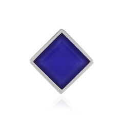 Ciondolo in argento con Calcedonio Blu
