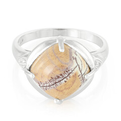 Anello in argento con Diaspro Dentritico Sonora
