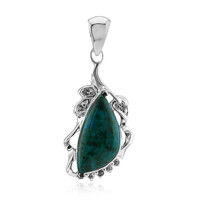 Ciondolo in argento con Crisocolla (Art of Nature)