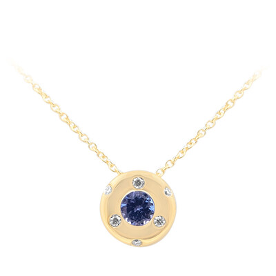 Collana in oro con Tanzanite AAA (de Melo)