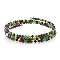 Bracciale in acciaio con Spinello Nero (Riya)