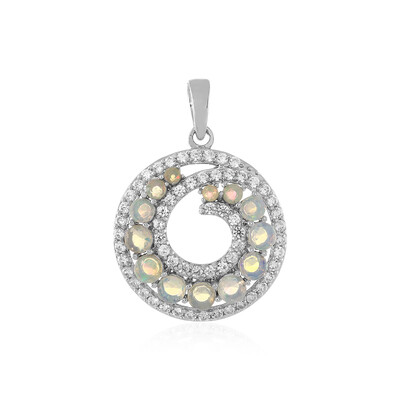 Ciondolo in argento con Opale di Welo
